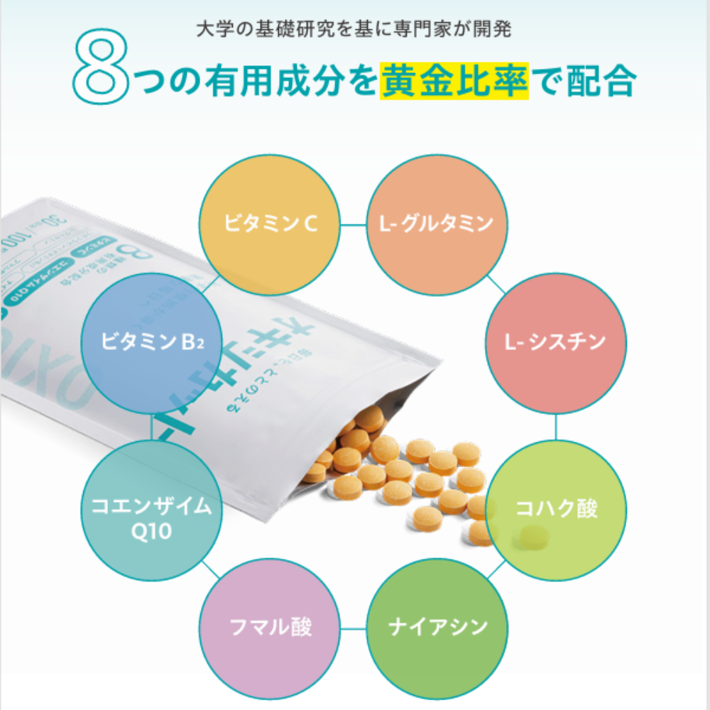 オキシカット100粒（ 1ヶ月分） | 大学の基礎研究から生まれた医療機関
